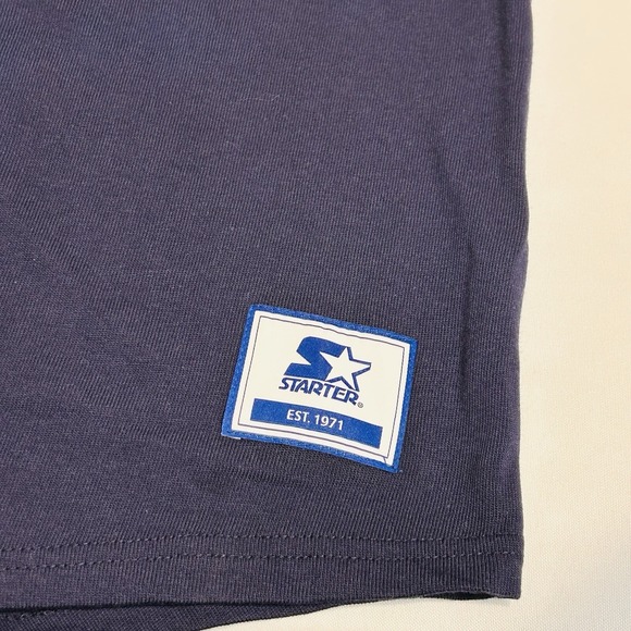 Starter Dallas Cowboys Baseball Jersey Men's XL Est 66 Blue Full Button - Picture 12 of 16